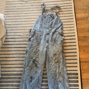Dickies denim overalls - 30x30 - well used and worn